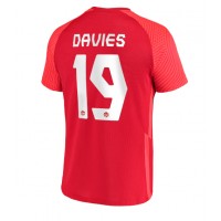 Canada Alphonso Davies #19 Fotballklær Hjemmedrakt VM 2022 Kortermet